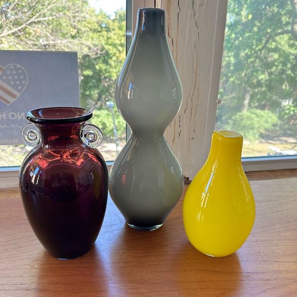 Mid century Vase Art Deco Vases Vintage Neon